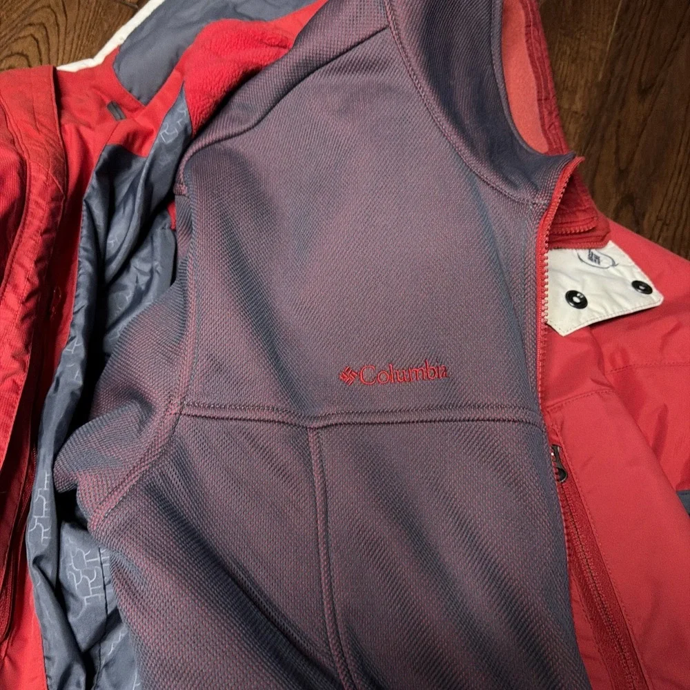 Columbia Men's‎ Large XCO Jacket Red/Grey
